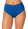 ANNE COLE SOLID HIGH WAIST SHIRRED BOTTOM - bottoms - ANNE COLE