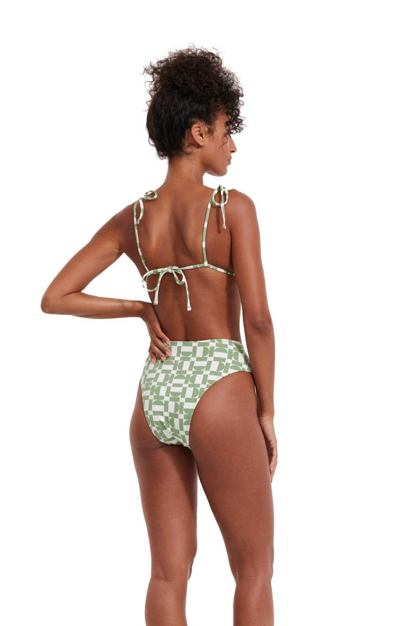 FLIRTT LETS GEO HIGH RISE HIGH LEG BOTTOM - bottoms - FLIRTT