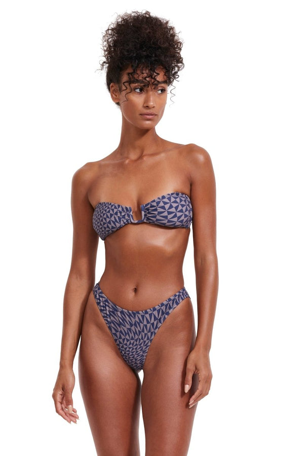 FLIRTT MIDNIGHT MAGIC SKIMPY BANDEAU TOP - bikini tops - FLIRTT