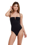 FLIRTT SOLIDS V WIRE BANDEAU ONE PC - one piece - FLIRTT