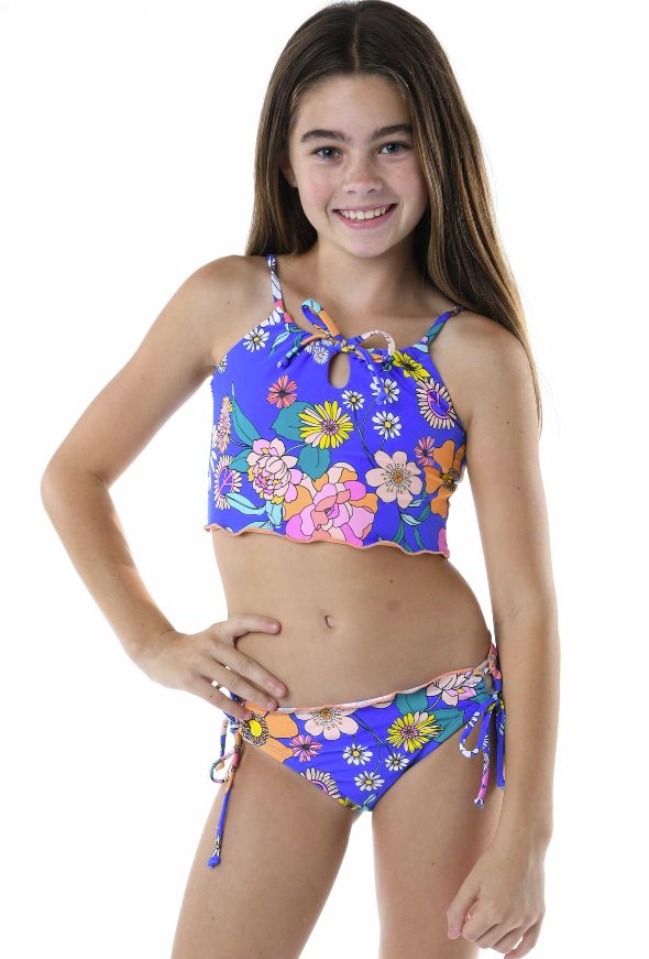 HOBIE GIRLS PEACE MIDKINI SET - CHILDRENS - HOBIE GIRLS