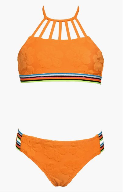 HOBIE GIRLS REXTURED TERRY BIKINI SET - CHILDRENS - HOBIE GIRLS