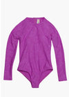 HOBIE GIRLS TEXTURED LONG SLEEVE ONE PC PADDLESUIT - CHILDRENS - HOBIE GIRLS