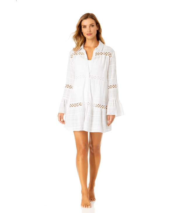 IBIZA BELL SLEEVE COVERUP - coverups - IBIZA