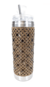 JACQUELINE KENT CHOCOLATE DIAMOND CRYSTAL TUMBLER - ACCESSORIES - JACQUELINE KENT