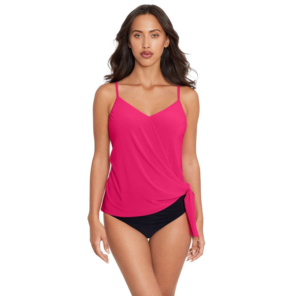 MAGICSUIT SOLID ALEX SIDE TYE TANKINI TOP - one piece - MAGIC SUIT