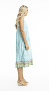 ORIENTIQUE ALGARVE SLEEVELESS COTTON BOHO DRESS - dresses - ORIENTIQUE