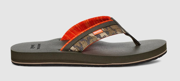 SANUK MENS ZIGGY X MO FLIP FLOP - flip flops - SANUK