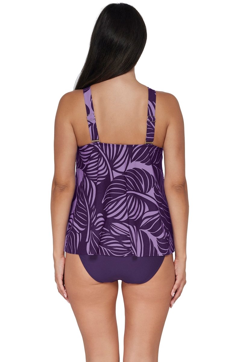 SUNSETS ESCAPE PRINTED SADIE TANKINI TOP - tankini tops - SUNSETS