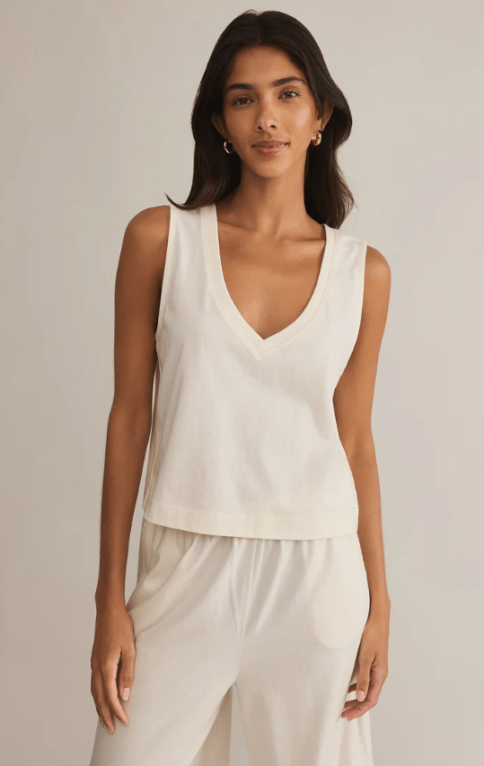 Z SUPPLY SLOANE V NECK TOP - tops - Z SUPPLY