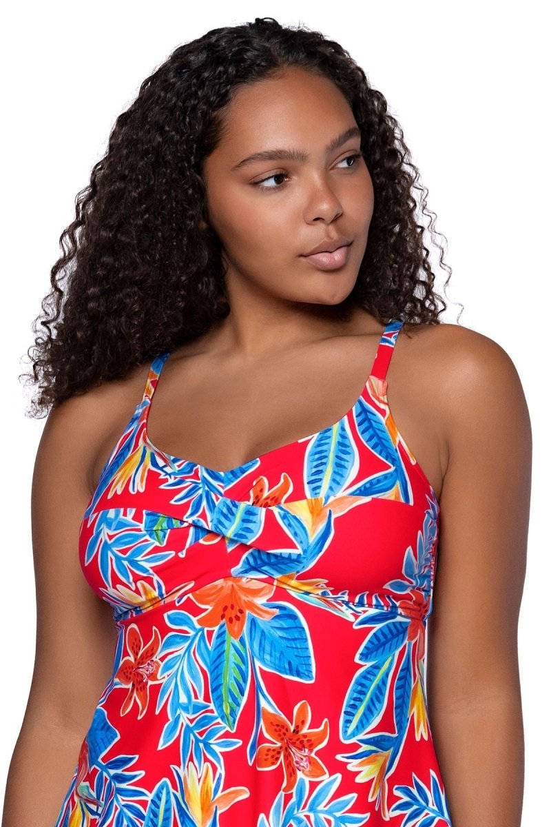 SUNSETS ESCAPE TORI TANKINI TOP - Swimwear - SUNSETS